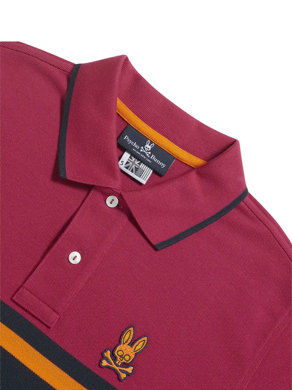Psycho Bunny Corby poloshirt - Rood