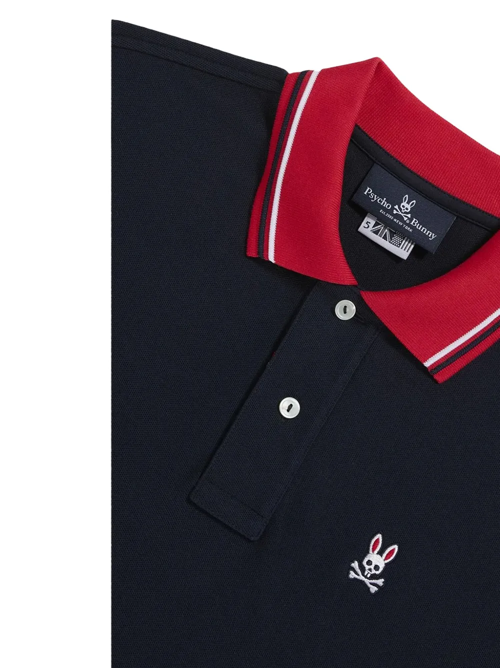 Psycho Bunny Cotton Polo Shirt In Blue