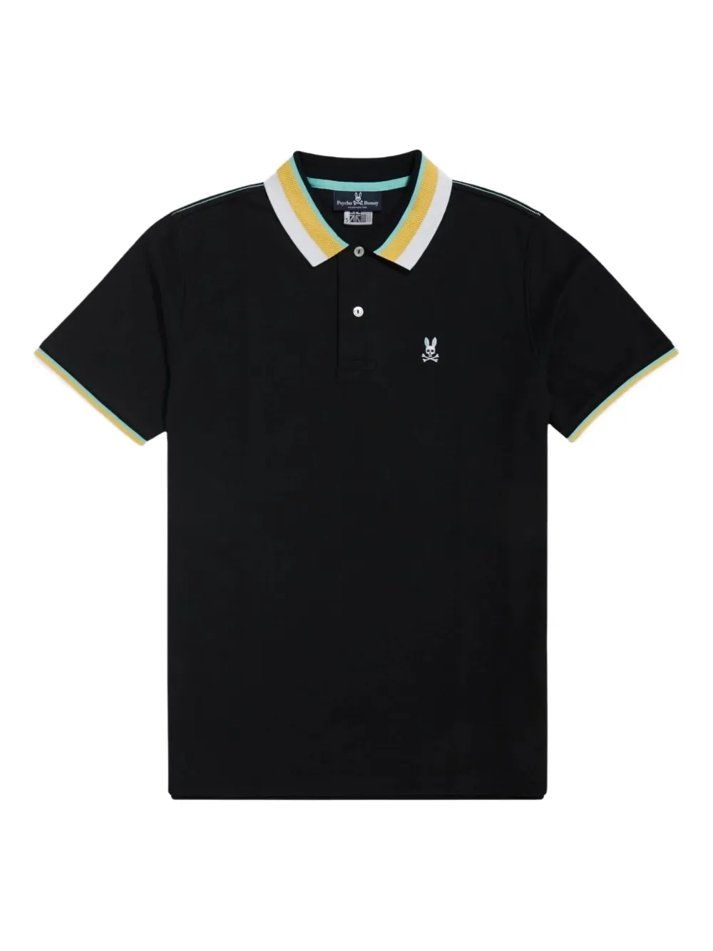 stripe-trim polo shirt