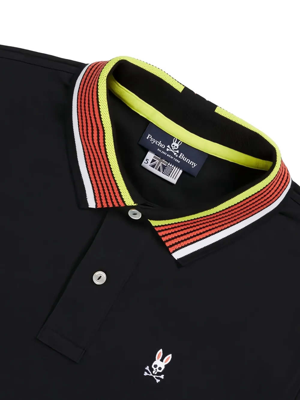 Psycho Bunny York Black poloshirt - Zwart