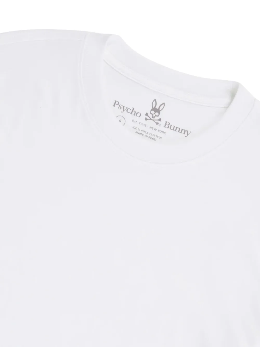 Psycho Bunny Dammes T-shirt Wit