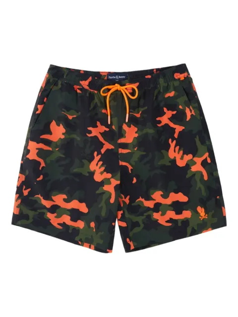 Psycho Bunny Plano Camo Print swim shorts