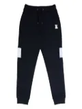 Psycho Bunny Wilkes panelled track pants - Black