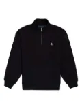 Psycho Bunny Yorkville zip-up sweatshirt - Black