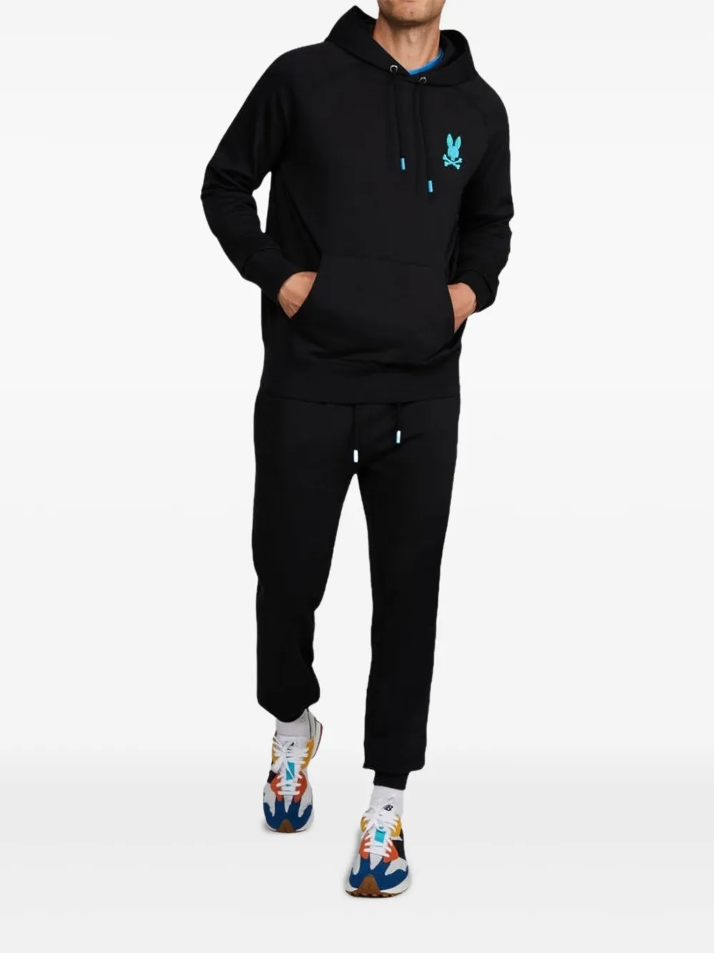Psycho Bunny Bennett hoodie | Black | Image 1