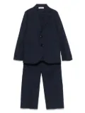Paolo Pecora Kids twill suit - Blue
