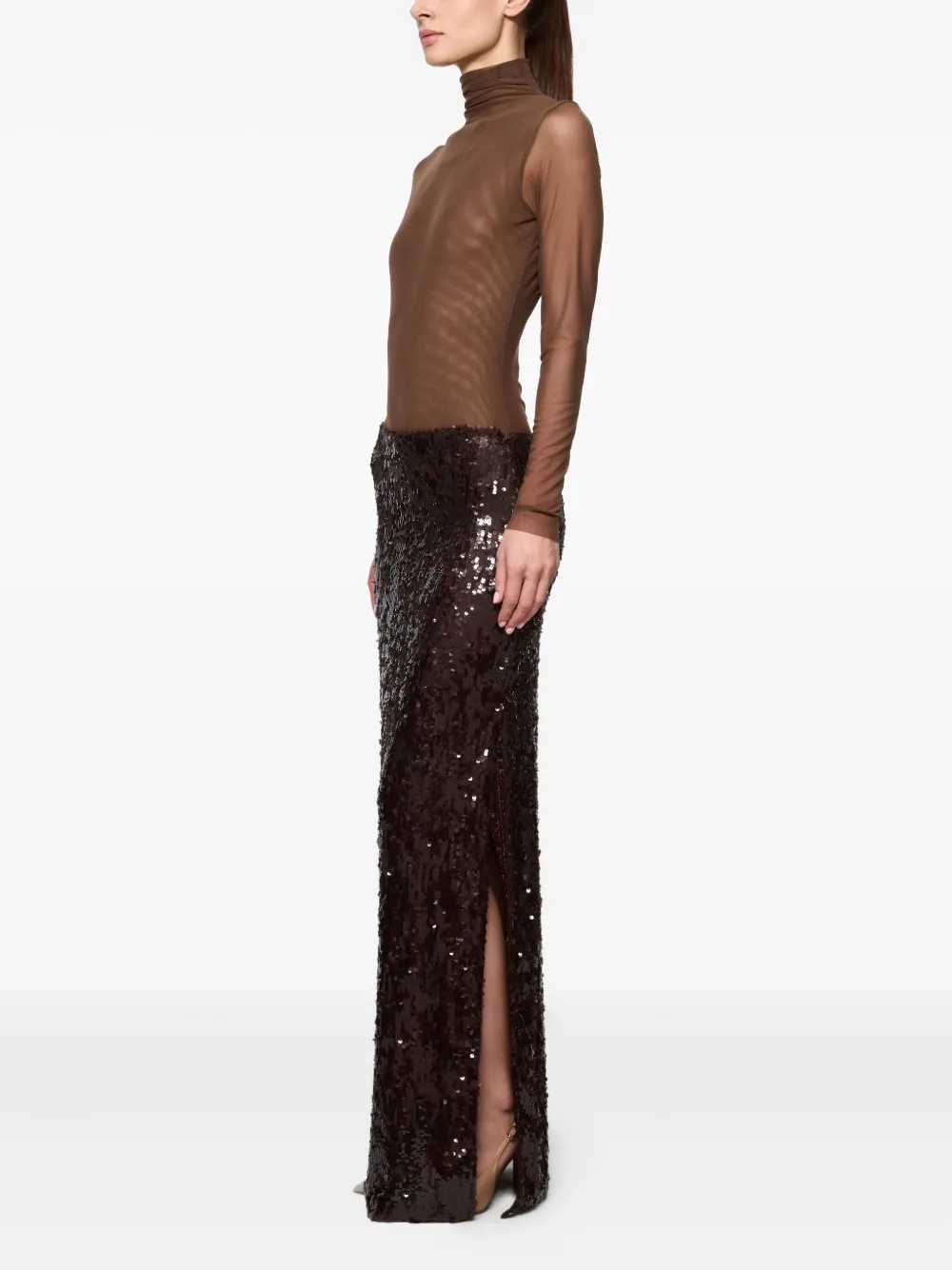 Atu Body Couture sequinned maxi skirt | Straight Skirts | Image 2