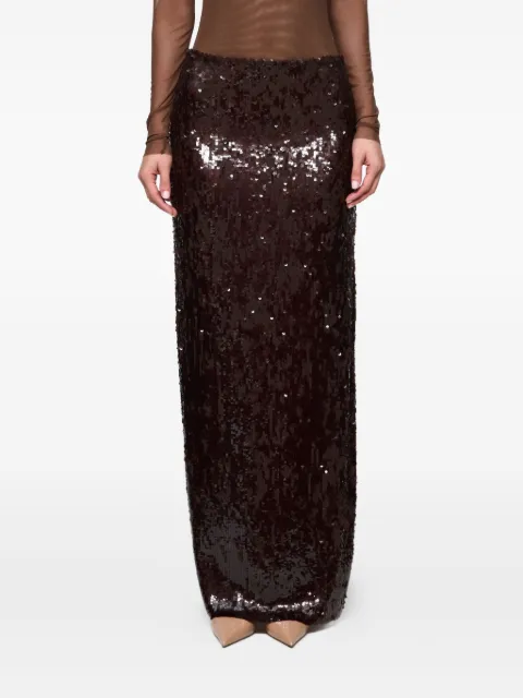 Atu Body Couture sequinned maxi skirt