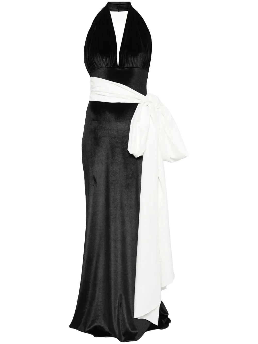 velvet maxi dress