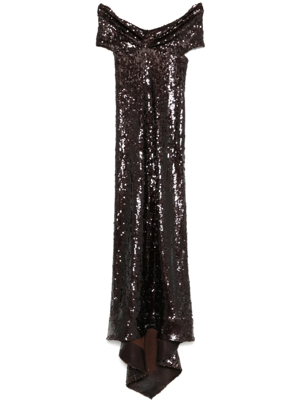 sequin gown