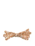 Paolo Pecora Kids printed bow tie - Brown