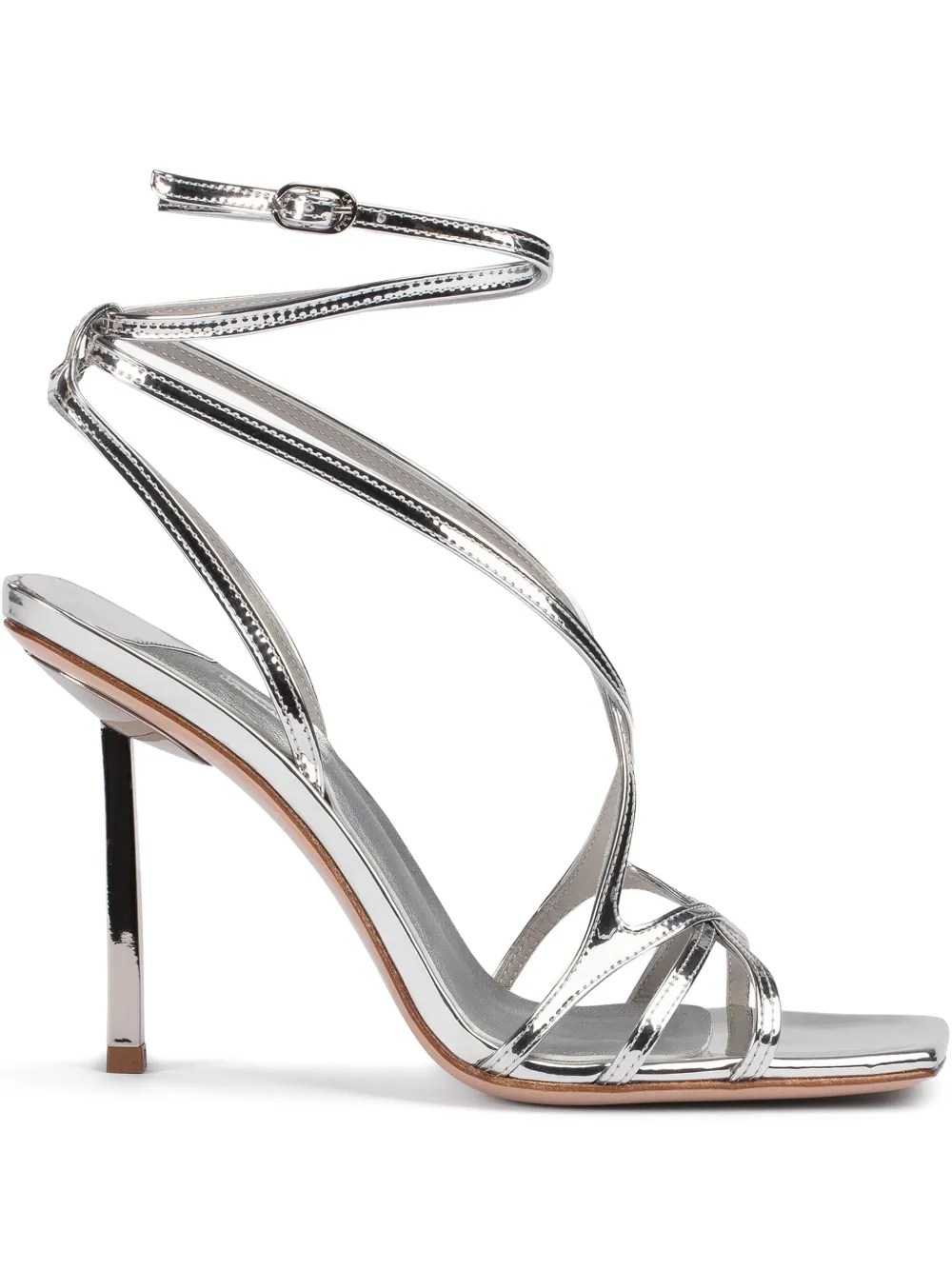 Le Silla 95mm Belen sandals Silver