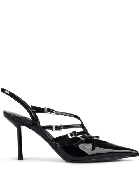 Le Silla 80mm Scarlet slingback pumps