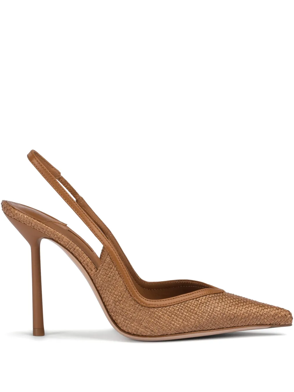 Le Silla 100mm Vivienne slingback pumps Brown