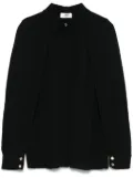 Elisabetta Franchi crepe shirt - Black