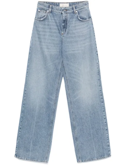 Blumarine logo-embroidered jeans