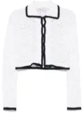 Blumarine open-knit cardigan - White