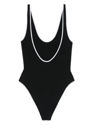 Hunza G PAMELASWIMBUBBLEGUM 関税送料込 Hunza G Pamela Square Neck 1 Piece - Bubblegum Pink | Garmentory