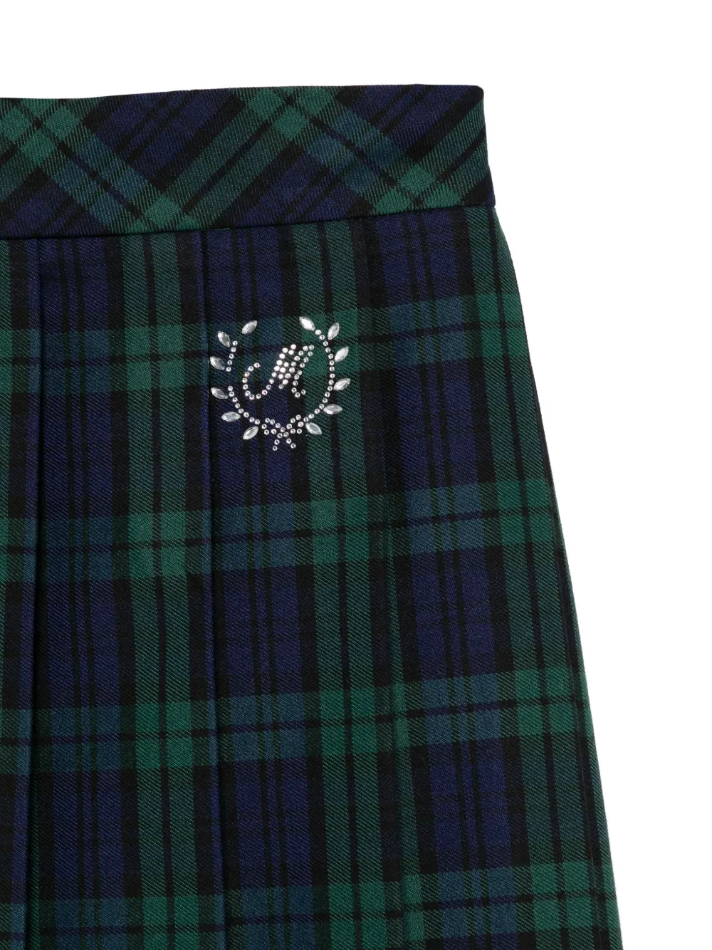 Monnalisa Mini-rok met tartan ruit Blauw