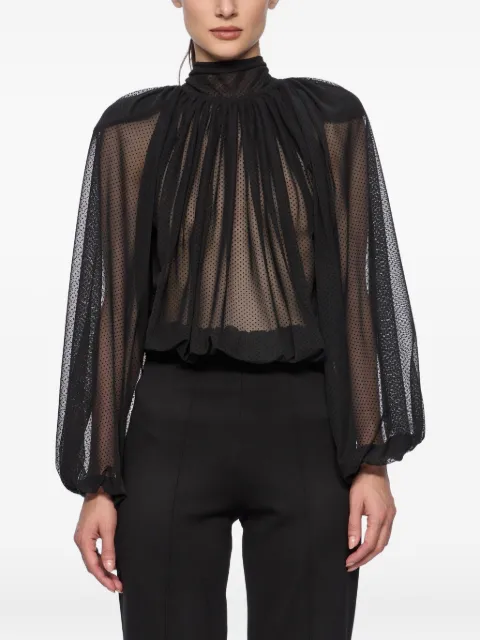 Atu Body Couture point d'esprit tulle bodysuit