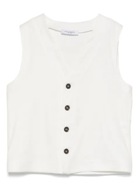Paolo Pecora Kids twill vest