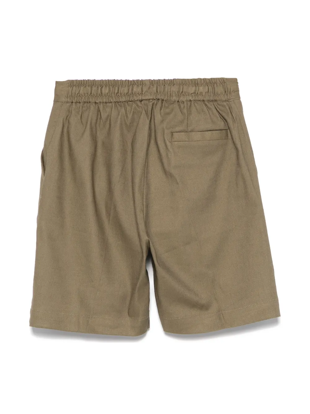 Paolo Pecora Kids Bermuda shorts met trekkoord - Groen