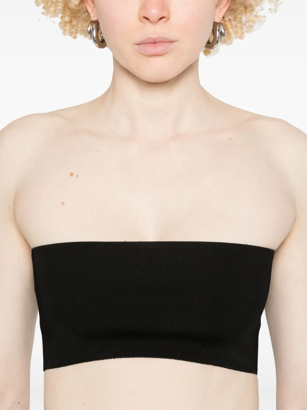 Fabiana Filippi Bandeau top Zwart