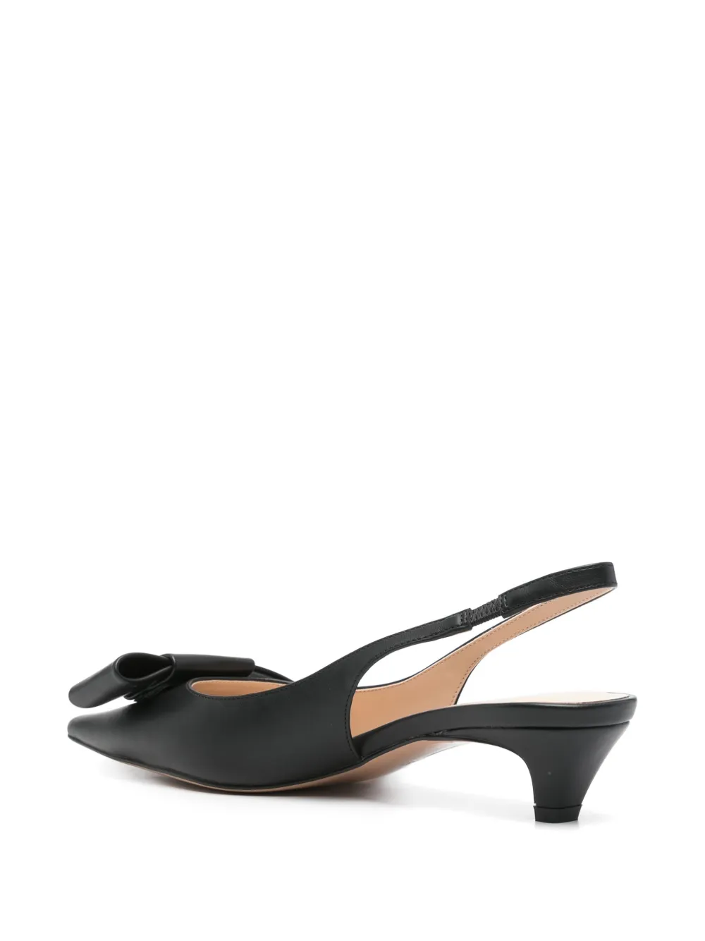 TWINSET 40 mm slingback pumps met strikdetail Zwart