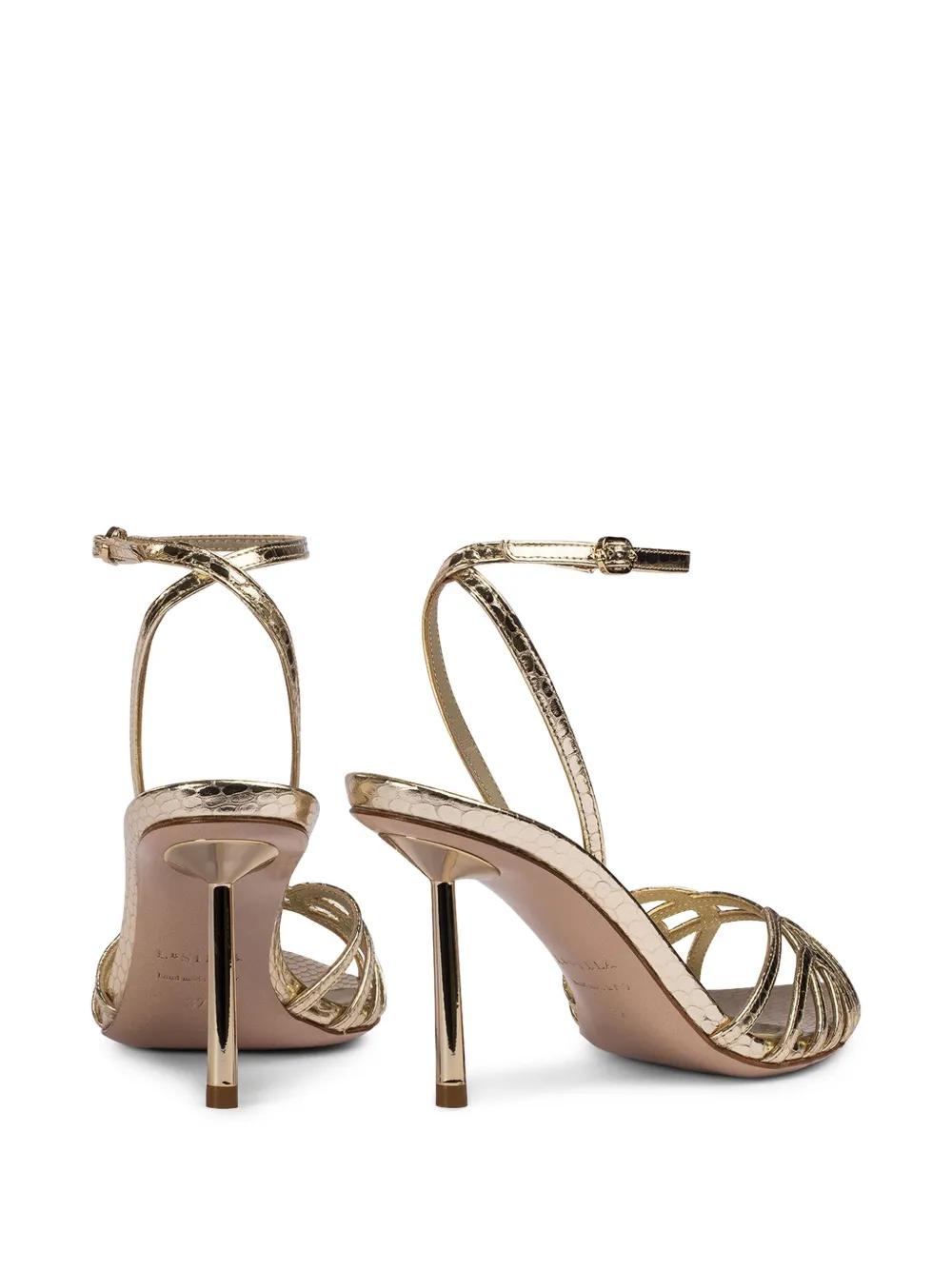 Le Silla 80mm Bella sandals Gold