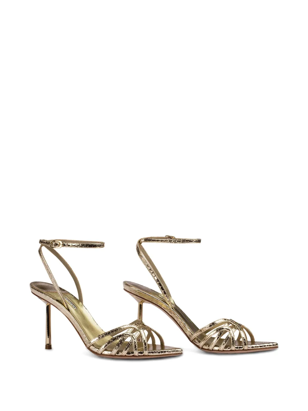 Le Silla 80mm Bella sandals Gold