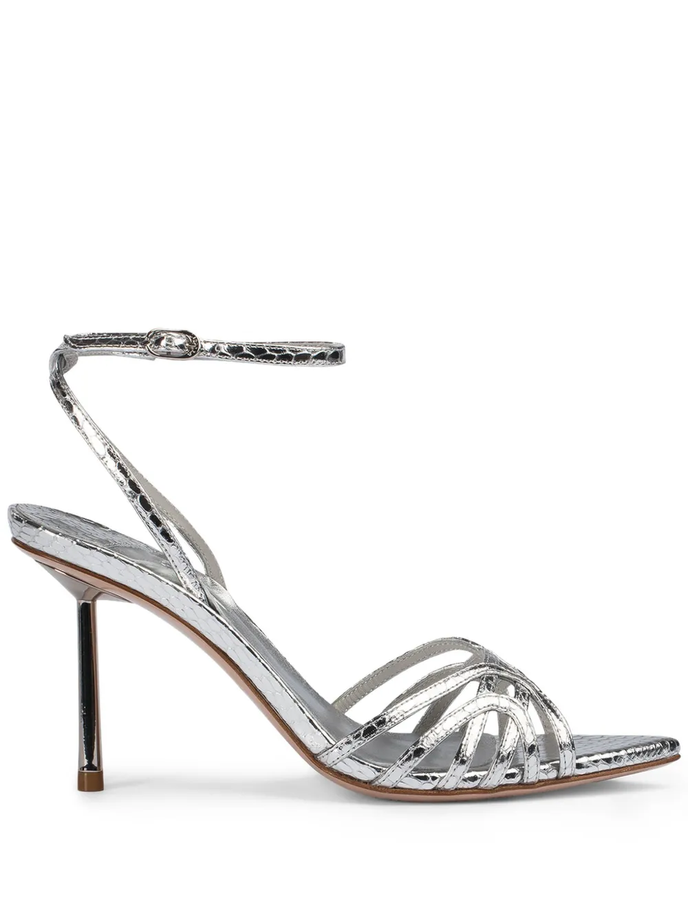 Le Silla 80mm Bella sandals Silver