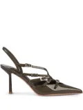 Le Silla 80mm Scarlet slingback pumps - Green