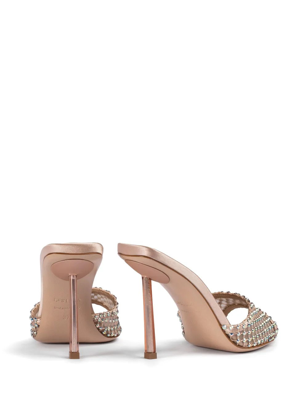 Le Silla 110mm Gilda mules Neutrals