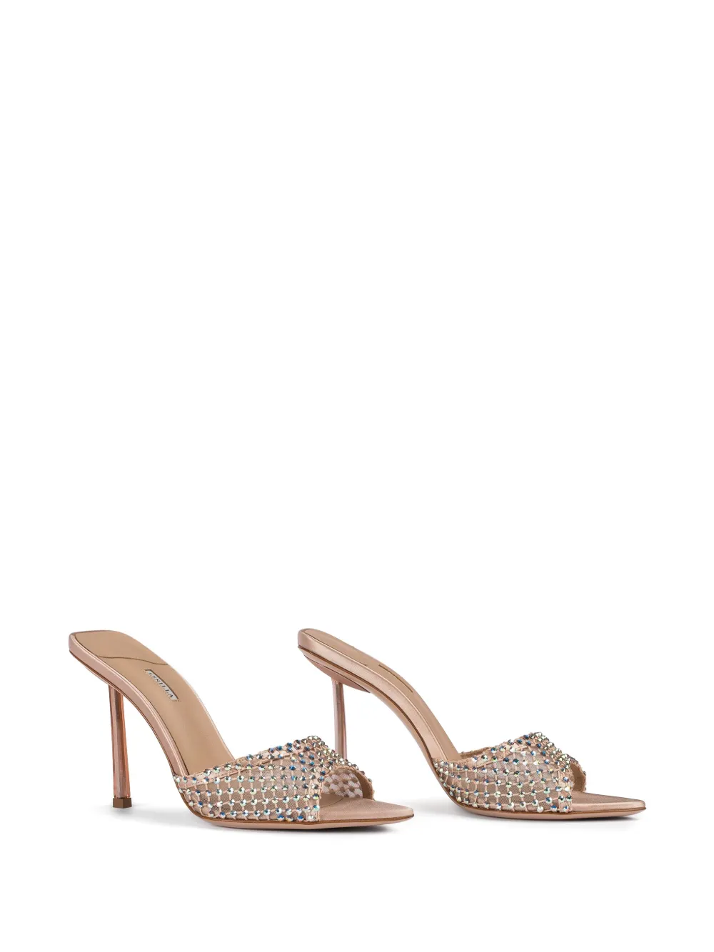 Le Silla 110mm Gilda mules Neutrals