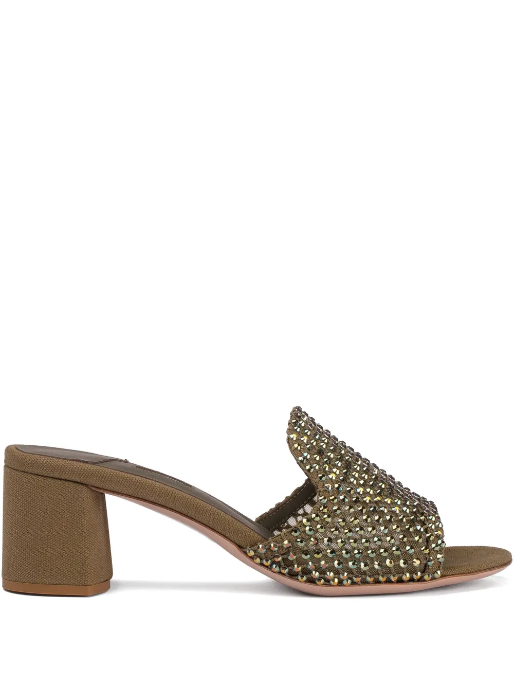 Le Silla 60mm Gilda mules Green