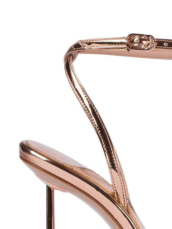 サンダル・ミュール LE SILLA Women Sandals 1214B020MTPPPAN043 Gold Le Silla 120mm Bella Sandals | Gold | FARFETCH