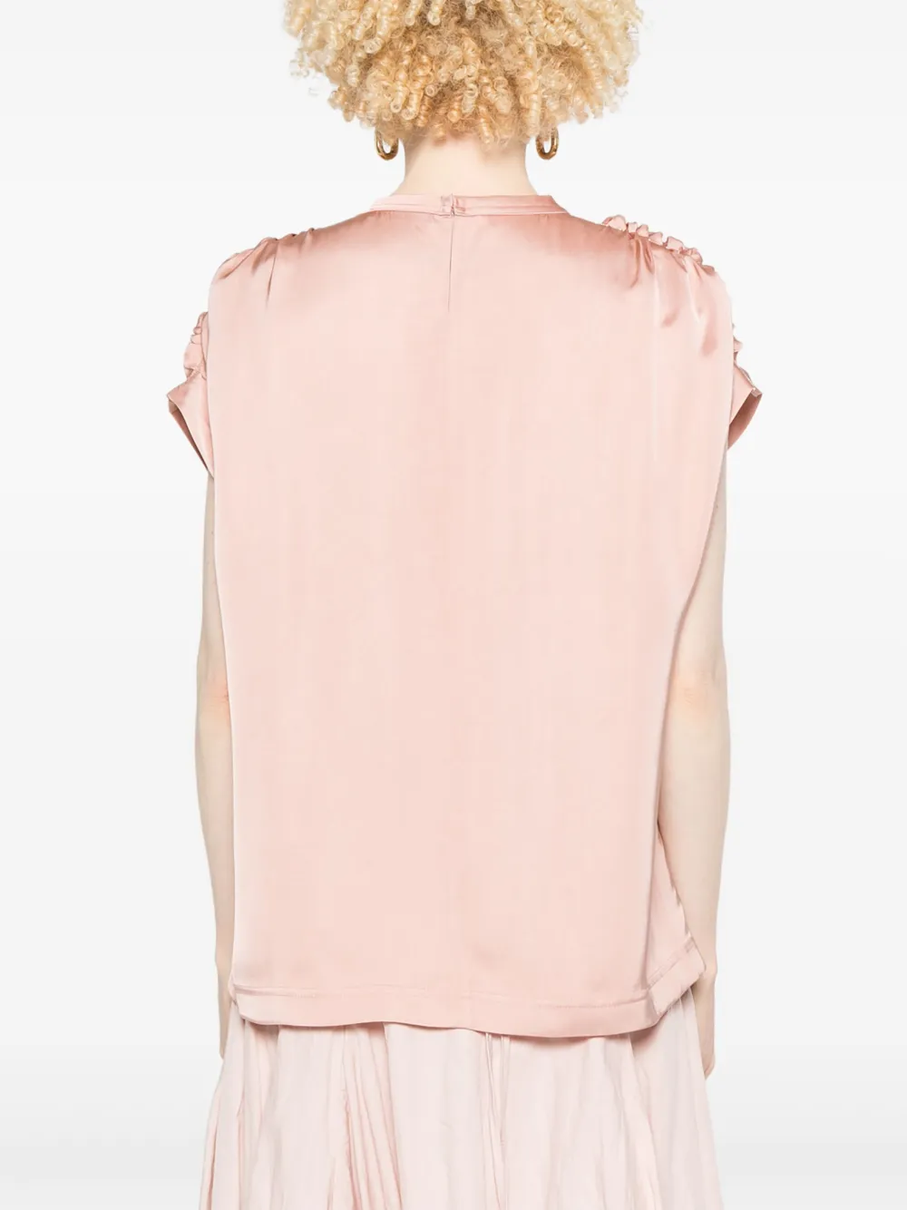 Fabiana Filippi Satijnen top Roze