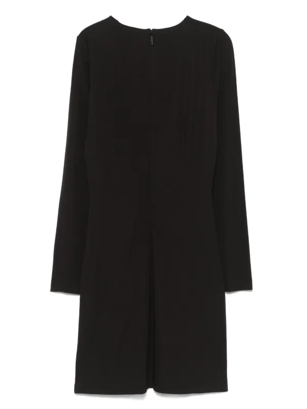 michael kors black mini dress Michael Kors Womens Flutter Sleeve Cocktail Dress, Black, Large