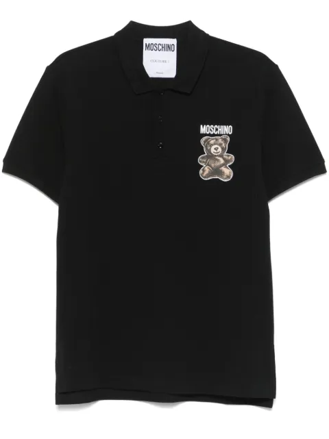 Moschino Teddy Bear-print polo shirt