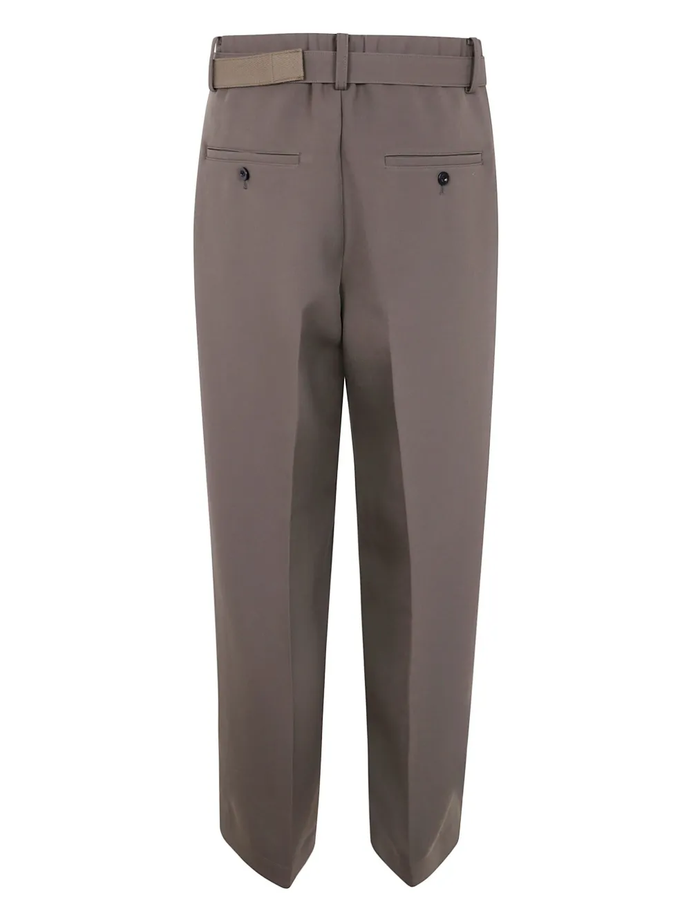 sacai belted trousers - Beige