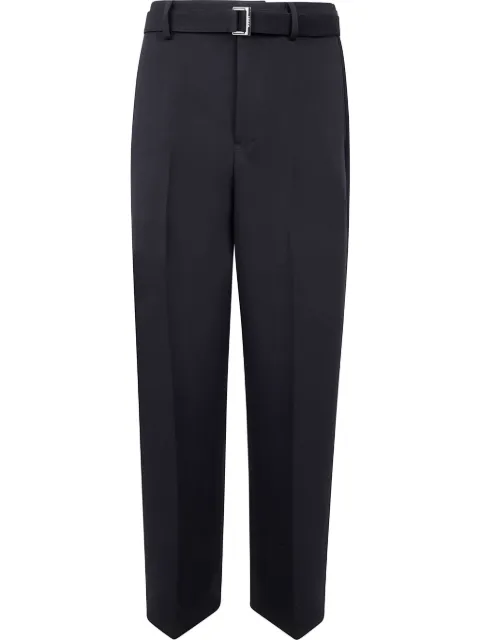 sacai belted trousers 
