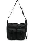 Juun.J cargo-pockets messenger bag - Black