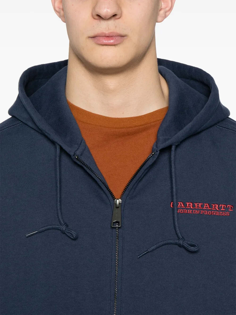 Carhartt WIP Runaway hoodie Blauw