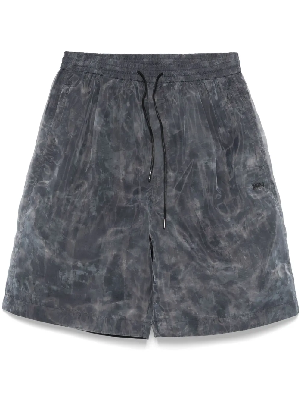 organza-overlay shorts