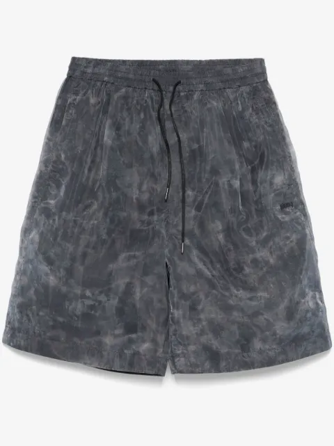 Juun.J organza-overlay shorts