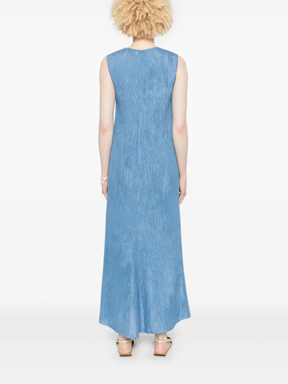 Gabriela Hearst Carling maxi-jurk Blauw