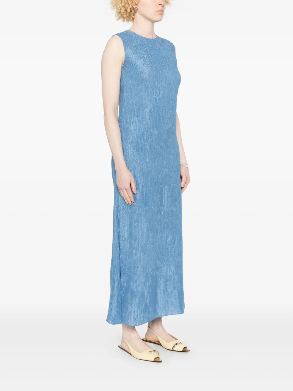 Gabriela Hearst Carling maxi-jurk Blauw