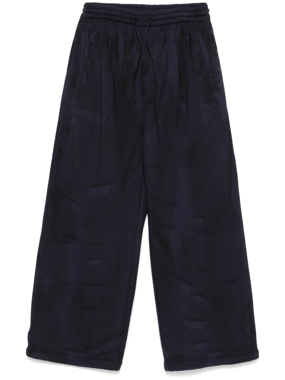 dyed cotton track trousers