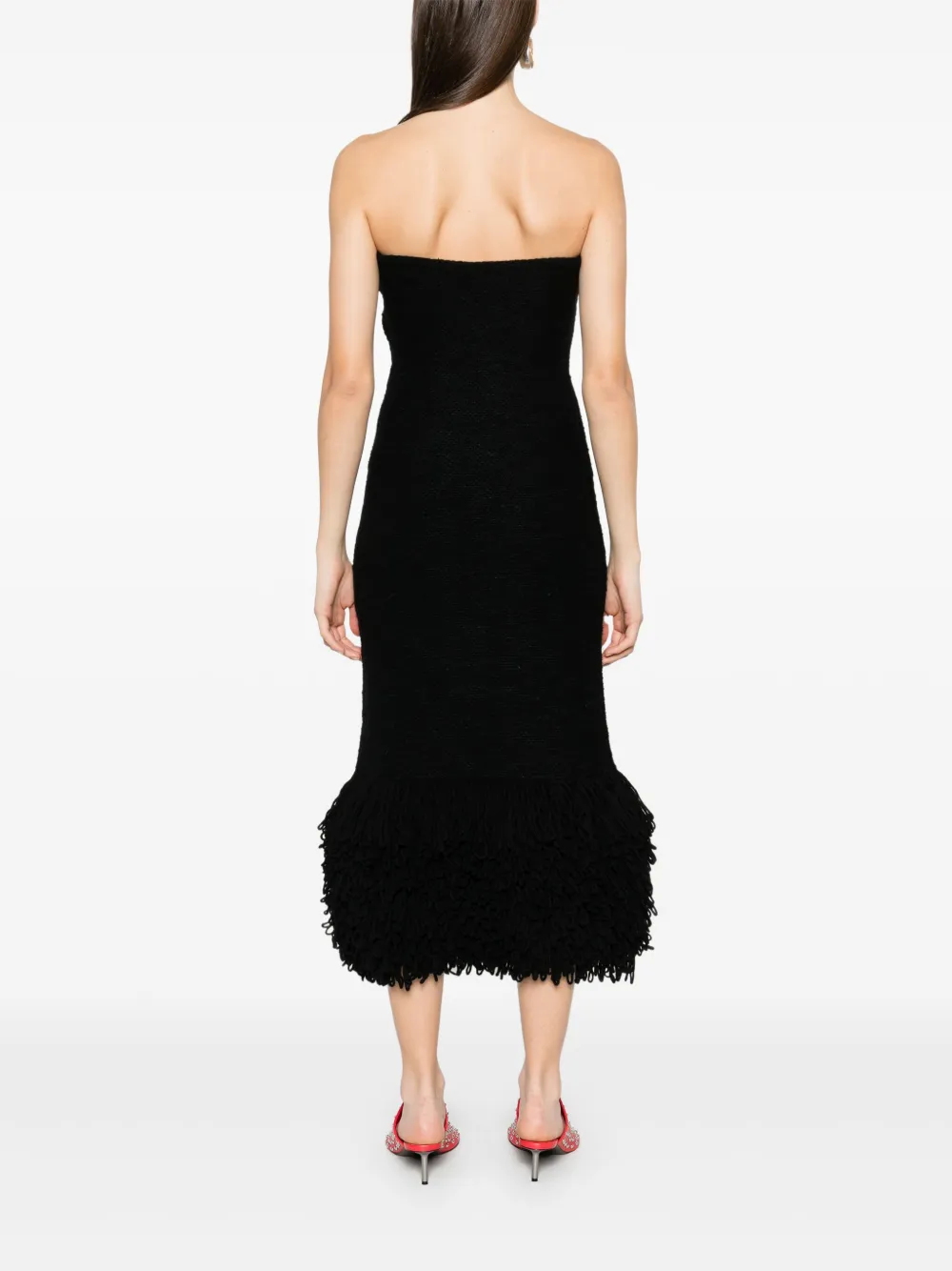 Gabriela Hearst Corus midi-jurk Zwart