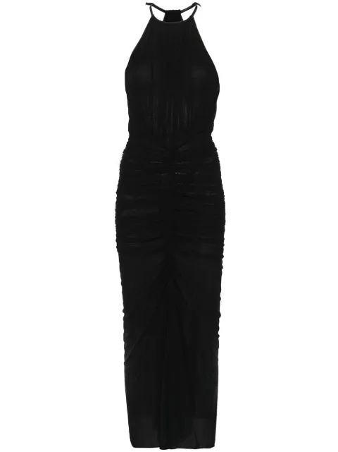 Mugler ruched maxi dress